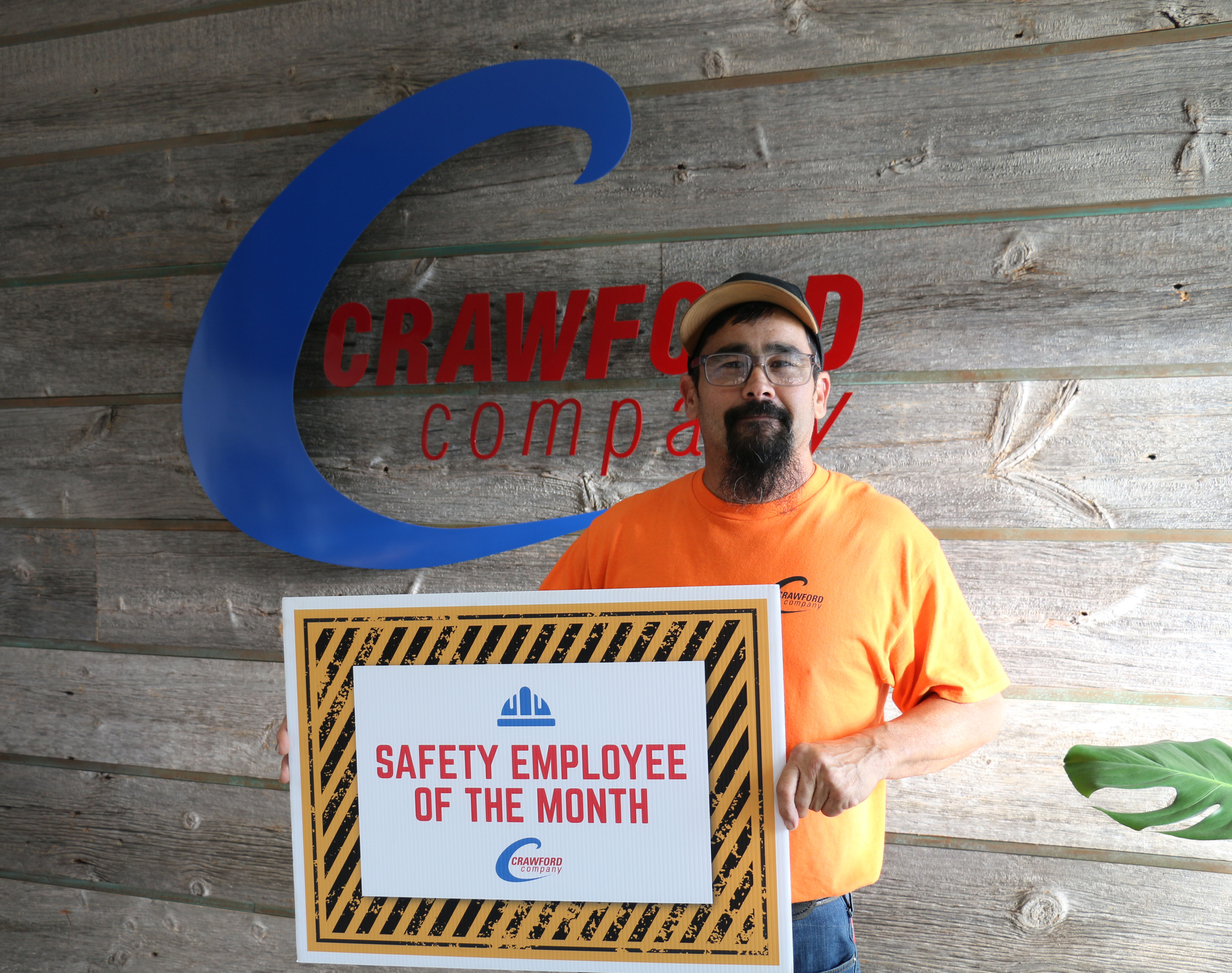 Ray hughes october safety award recipient 1